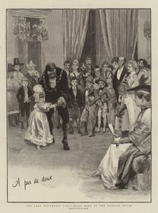 Het gemaskerd bal van de Lady Mayoress in het Mansion House