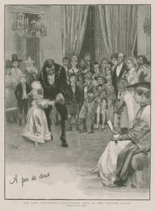 Het gemaskerd bal van de Lady Mayoress in het Mansion House door Henry Marriott Paget