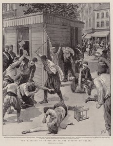 Het Bloedbad van Christenen in de Straten van Galata