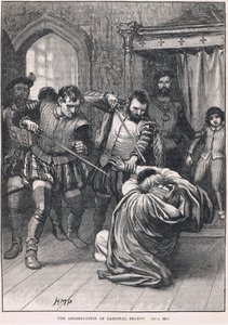 De moord op kardinaal Beaton 1546 door Henry Marriott Paget