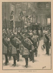 De begrafenis van de hertog van Wellington