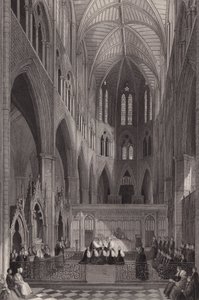 Wijding van koloniale bisschoppen in Westminster Abbey, Londen door Henry Melville