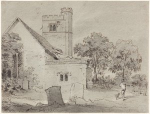 Aldenham Kerk, Hertfordshire door Henry Monro