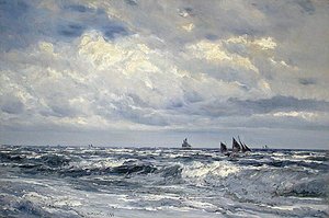 Uitzicht op zee door Henry Moore