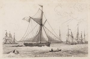 Blackwall Reach en de Columbus in de verte door Henry Moses