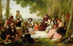 Een Picknick door Henry Nelson ONeil