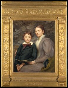 Mevrouw William T. Evans en Haar Zoon
