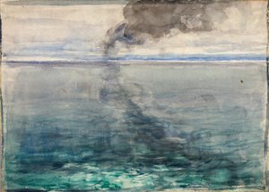 De Atlantische Oceaan oversteken, terug naar huis, 1894 door Henry Ossawa Tanner