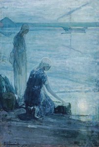 Mozes in de rimboe door Henry Ossawa Tanner