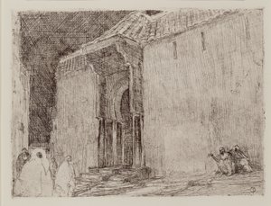 Moskee, Tanger door Henry Ossawa Tanner