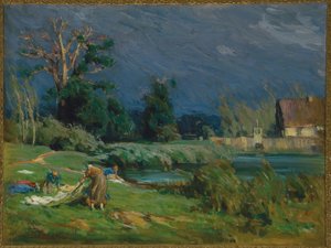 De wasvrouw door Henry Ossawa Tanner