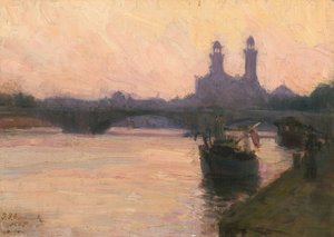 De Seine, ca. 1902 door Henry Ossawa Tanner