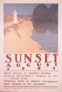 Omslagillustratie voor Sunset magazine, augustus 1903