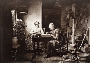 Wanneer het werk van de dag gedaan is door Henry Peach Robinson
