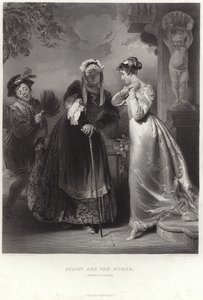 Juliet en de verpleegster door Henry Perronet Briggs