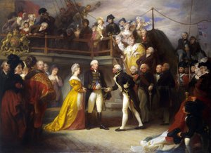 Bezoek van Koning George III (1738-1820)