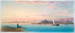 De Nijl bij Bulaq, Egypte, 1868