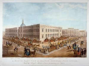 Het nieuwe General Post Office, City of London door Henry Pyall