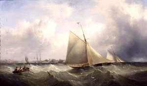 Zeilen op de Humber door Henry Redmore