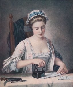 Een wasmeid die strijkt, ca. 1765, 1905