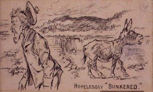 Hopeloos in de bunker, illustratie uit 