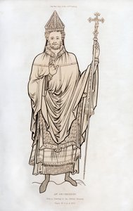 Een aartsbisschop, eind 12e eeuw, 1843