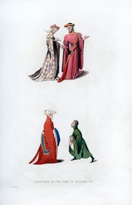 Hofkleding, 14e eeuw, 1843