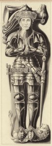 Beeltenis van Sir Richard Vernon door Henry Shaw