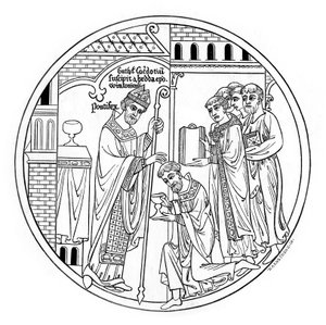 Hedda van Winchester wijdt St Guthlac in