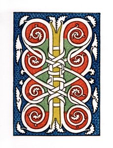 Beginletter I, 1476, 1843 door Henry Shaw