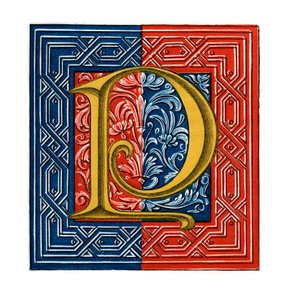 Initiaal letter P door Henry Shaw