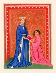 Occleve Presenteert zijn Boek aan Hendrik V, ca. 1410 door Henry Shaw