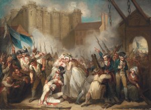 De bestorming van de Bastille door Henry Singleton
