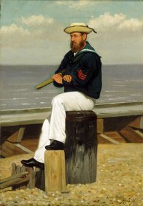 Matroos op uitkijk, c.1855