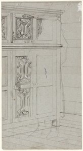 Schets van een kabinet door Henry Stacy Marks