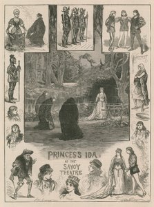 Prinses Ida in het Savoy Theatre (gravure) door Henry Stephen (b.1861 fl.1880 1925) Ludlow