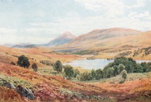 Tomdoun, Glen Garry, Inverness-Shire (kleurenlitho)