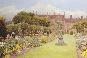 Het graspad, Helmingham Hall, 1892