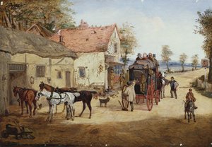 Een wisseling van team door Henry Thomas Alken