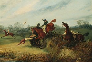 Een Incident in de Lucas Winterbijeenkomst door Henry Thomas Alken