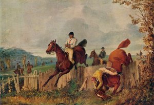 Steeplechasing, ca. 1805-1851, 1924 door Henry Thomas Alken