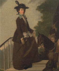 Elizabeth Bridgman, zus van de kunstenaar door Henry Walton