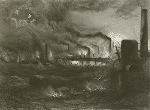 Het zwarte land, nabij Bilston door Henry Warren
