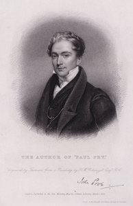 John Poole, Engelse toneelschrijver, auteur van Paul Pry (gravure) door Henry William (after) Pickersgill