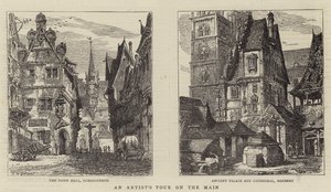 Een kunstenaarsreis op de Main door Henry William Brewer