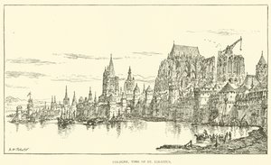 Keulen, tijd van St. Ignatius door Henry William Brewer
