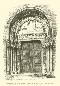Deur van de Abdijkerk, Nantua door Henry William Brewer