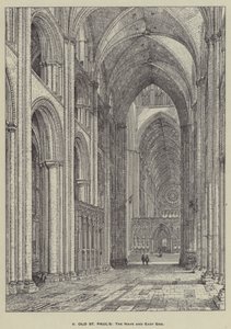Oude St. Pauls, Het Schip en het Oostelijke Eind door Henry William Brewer