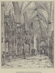 Oude St Pauls, Het Noordelijke Zijschip van het Oostelijke Eind door Henry William Brewer