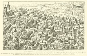 "Quartier Latin," Studentenwijk van Parijs, tijd van St Ignatius door Henry William Brewer